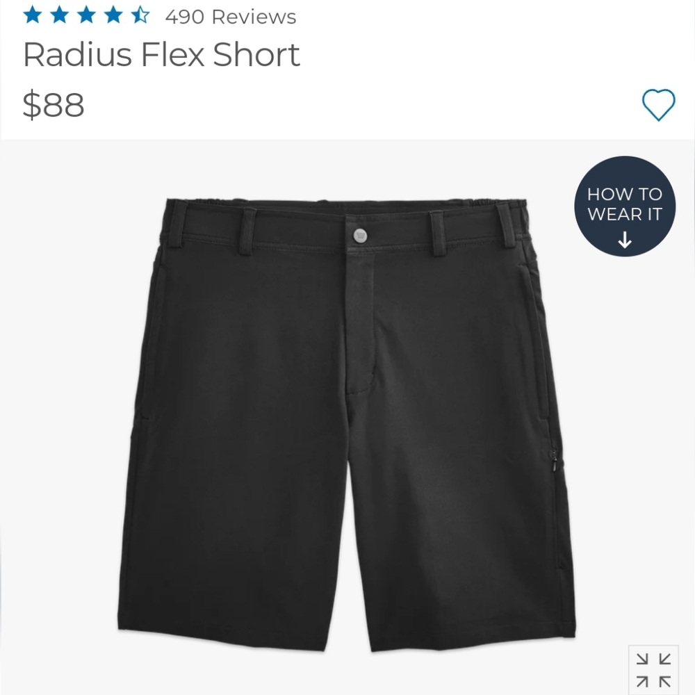 NWOT Mack Weldon Shorts - XXL